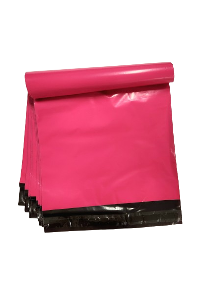 Hot Pink Poly Mailers