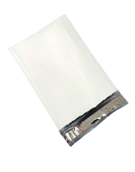White Poly bubble mailers